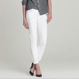 J.Crew Matchstick Jeans in White 28S